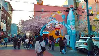 Прогулка по улице Seongsu Cafe, самым известным местом в Сеуле