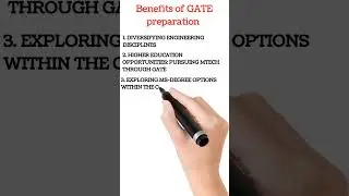 Benefits of GATE preparation #engineering #gateexam #governmentjobs