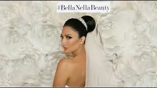 How to create a sleek bun with headpiece placement