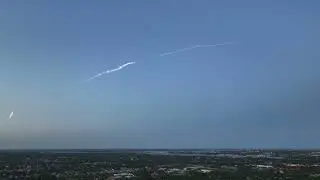 SpaceX sunset launch of SES 18 & 19 in 4K from drone
