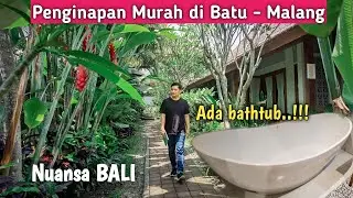 PENGINAPAN MURAH DI BATU MALANG YANG BAGUS & ADA BATHTUB..!!! Review Hotel Kemboja Bed and Breakfast