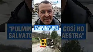 Operaio di Napoli eroe, salva bimbi di un pulmino ribaltato