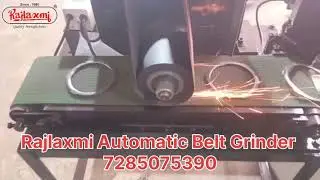 Automatic Belt Grinder Machine, Rajlaxmi Rolex enterprise make #rajlaxmi #machine #grinder 