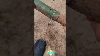 Method of quickly reinforcing the handle of a spade with wire 🪒🧵🚀