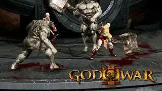 God of War 3 - Kratos Vs Cronos Army - Ruthless Combat Gameplay