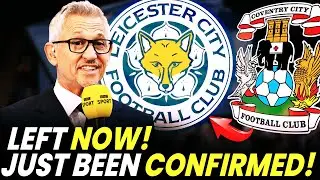 URGENT! CONFIRMED NOW! LEICESTER CITY TRANSFER NEWS! BREAKING LEICESTER CITY NEWS! LCFC