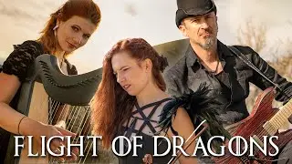 Game Of Thrones - Flight Of Dragons (metal cover feat violin and harp)