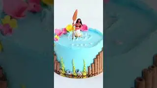 Moana cake decorating 2 |moana cake #trending #pfzshorts #explore #cake