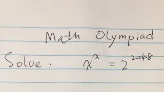 Solve the exponential equation without taking the log | math Olympiad