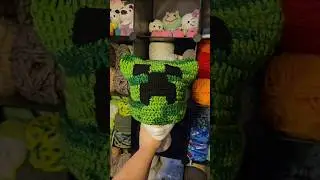 Crochet Cat Ear Beanie | #crochet #minecraft #minecraftcreeper #crochetpattern