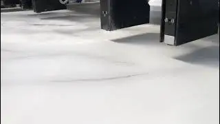 Tiles surface HOT MELT ANTI-SCRATCH application