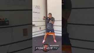 Regis Prograis FIRST LOOK training for Devin Haney; fires QUICK combos!