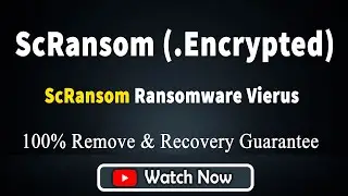 || SOLVED ✅|| ScRansom (.Encrypted) ransomware virus - removal and decryption