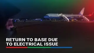 Trump's plane returns to base after 'minor electrical issue' en route to Davos | ABS-CBN News