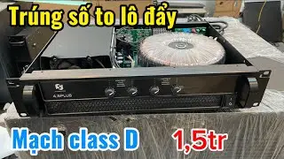 Trúng số to lô đẩy 4 kênh mạch class D giá 1,5tr . Lh 098.849.4803