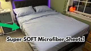 Queen Size 4 Piece Sheet Set - Breathable & Cooling #BedSheets Set - Hotel Luxury #Bedding #review