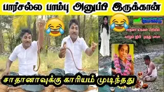 🐍🐍 பாம்பு பார்சல் | 248 paper id edits gp muthu official | trichy sathana media | comedy spot