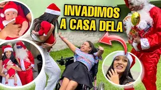 SURPREENDEMOS UMA INSCRITA INDO NA CASA DELA!! *DIEGO VIROU PAPAI NOEL* OLHA ISSO 😱🤣❤️