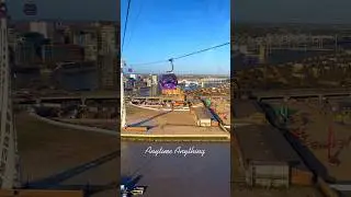 Cable car ride in london🎡🎡#cablecar #shorts #shortsvedio #viral #viralvedio #ytshorts #london