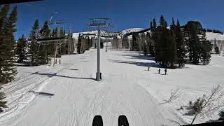 Shoshone lift at Grand Targhee, 18 March 2024