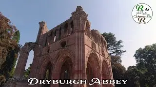 Dryburgh Abbey - destroyed three times by the English!