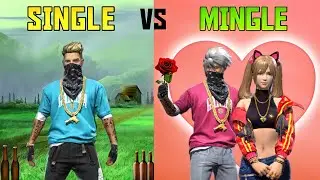 Single Life 👑  Vs Mingle Life ❤️ Short Film In Freefire In Telugu|valantance Day Short Film