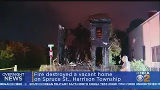 Fire Marshall Investigates After Abandoned Home Burns Down