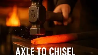 Upcycling an old Axle into useful Chisel | DIY Handmade Tool Makeover | Blacksmith forging | chayni 