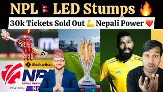 NPL Led Stumps ? NO DRS In NPL - Tickets Sold Out Nepali Fans Power