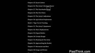 book1/7 Seven War Classics - Jiang Ziya (Taigong)'s Six Secret Teachings (六韜)