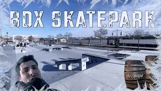 Skatepark des Chârtrons sur les quais de Bordeaux - Janvier 2024