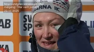 Moa Lundgren k&auml;nslosam efter m&aring;lg&aring;ng: &rdquo;Har varit jobbigt&rdquo;