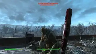 (Unique Weapon Spoiler) Fallout 4 - Super Mutant Dislikes Baseball