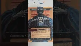 👁Initiates of the Ebon Hand🖤  Extended Art Old Frame/White Border MTG Alter