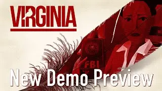 Virginia demo gameplay - Twin Peaks inspired mystery game (Let's play Virginia gameplay)