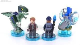 🔄 LEGO Dimensions Jurassic World Team Pack items review! re upload