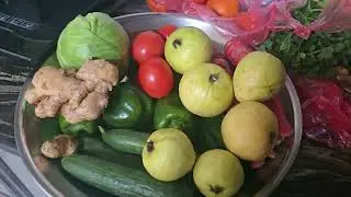 Fresh vegetables and fruits  from the market..