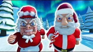 EVIL MRS. CLAUS ESCAPE! (CHRISTMAS OBBY) | SPEED RUN!!!