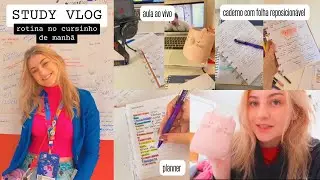 Study Vlog: minha rotina da manhã no cursinho