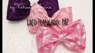 Laço Trançado by Tatiana Karina - How To Make a Hair Bow