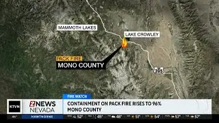 Pack Fire nears full containment
