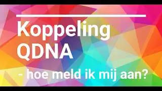 ZorgDNA - QDNA // hoe kan ik mij aanmelden voor QDNA?