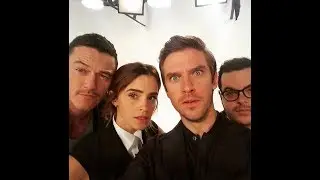 Emma Watson Dan Stevens Josh Gad Luke Evans instagram video