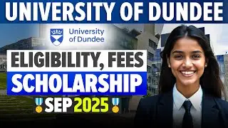 Good News! University of Dundee UK 🇬🇧 Sep 2025 Intake | Dundee University UK