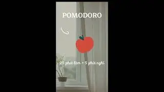 PHƯƠNG PH&Aacute;P POMODORO GI&Uacute;P BẠN TẬP TRUNG #shorts  #taptrung #study