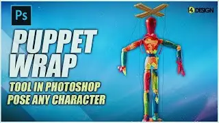 Puppet Wrap Tool in Photoshop - How to Pose Any Character