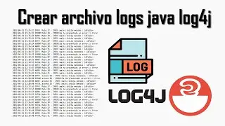 Create java log4j log file