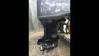 Suzuki 115hp outboard demonstration