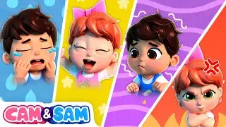 Emotions Songs 🥺😱🙂 Babies Learn Emotions | Kids Songs & Nursery Rhymes | Cam & Sam