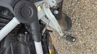 BMW R1250GSA Extended shift lever review